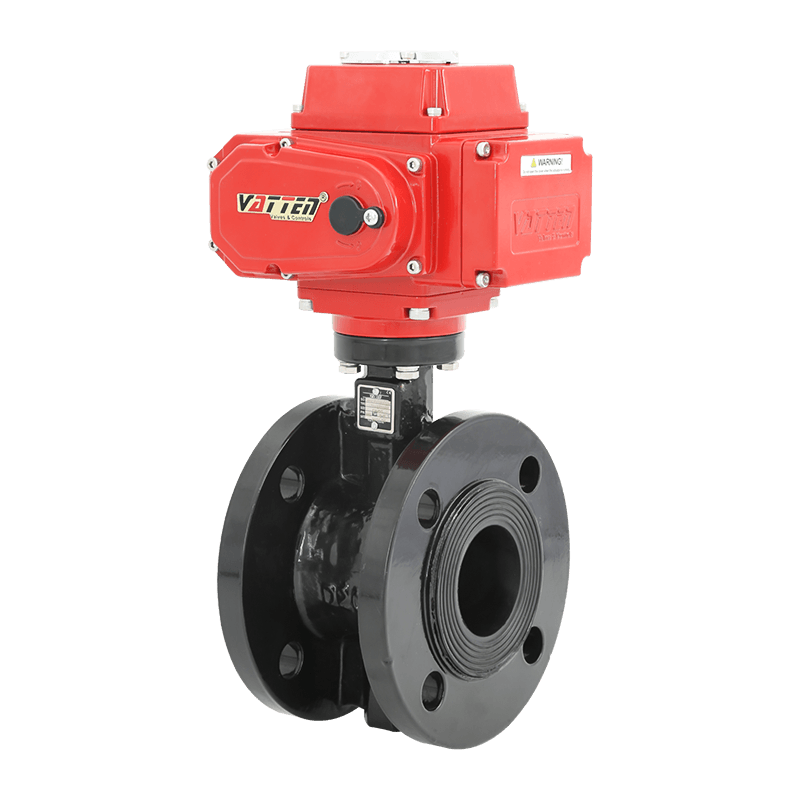 Elektrický přírubový škrticí ventil