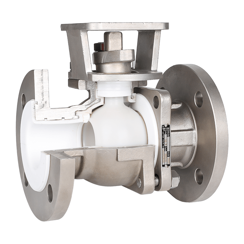 Ruční fluorový kulový ventil