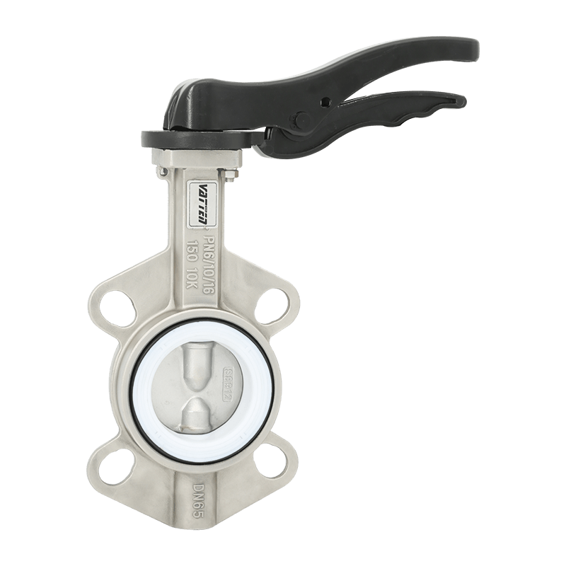 Ruční motýlový ventil z nerezové oceli