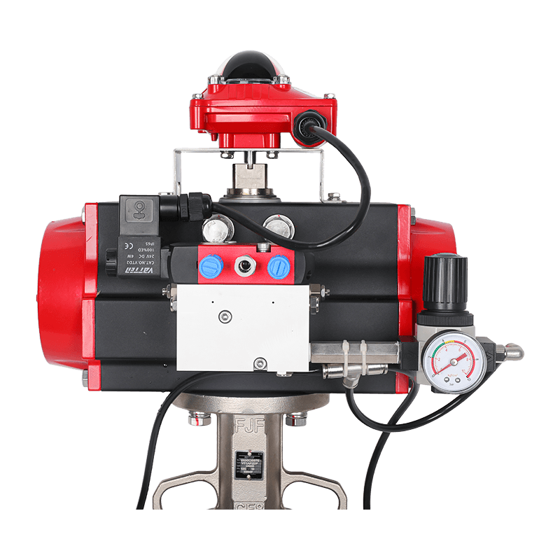 Pneumatický expanzní klapkový ventil