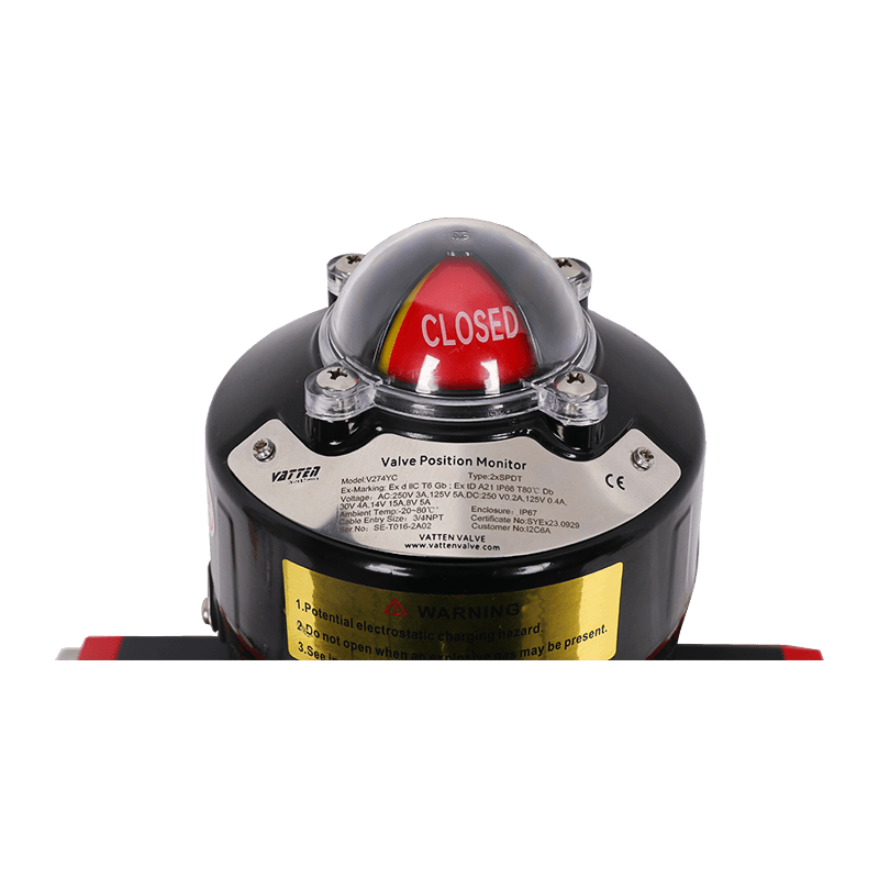 Pneumatický kulový ventil s přírubou odolný proti výbuchu